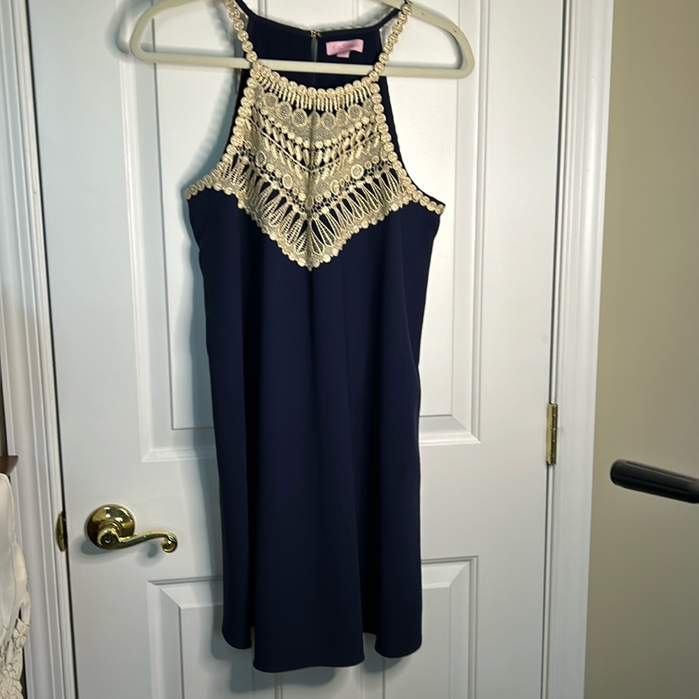 Lilly Pulitzer navy dress